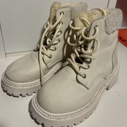 Beige Boots