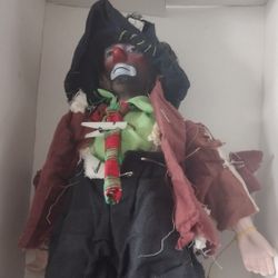 Vintage Emmett Kelly Jr Articulated Doll Clowns 