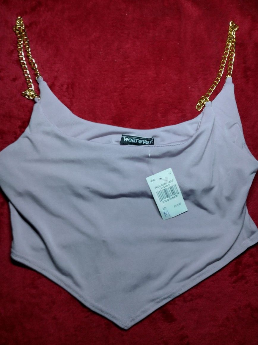 Cute Lavender Top Size M