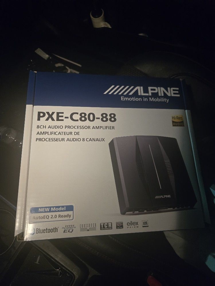 Alpine 8 Ch Audio Processor Amplifier