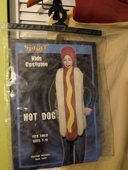 Hot Dog Child Costume, One-Size (7-10) Rasta Impasta