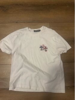 Chrome heart tee, White, Large