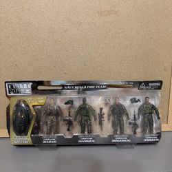 1:18 Elite Force U.S Navy Seals Fire Team HALO 5 Pack Exclusive Figure Set