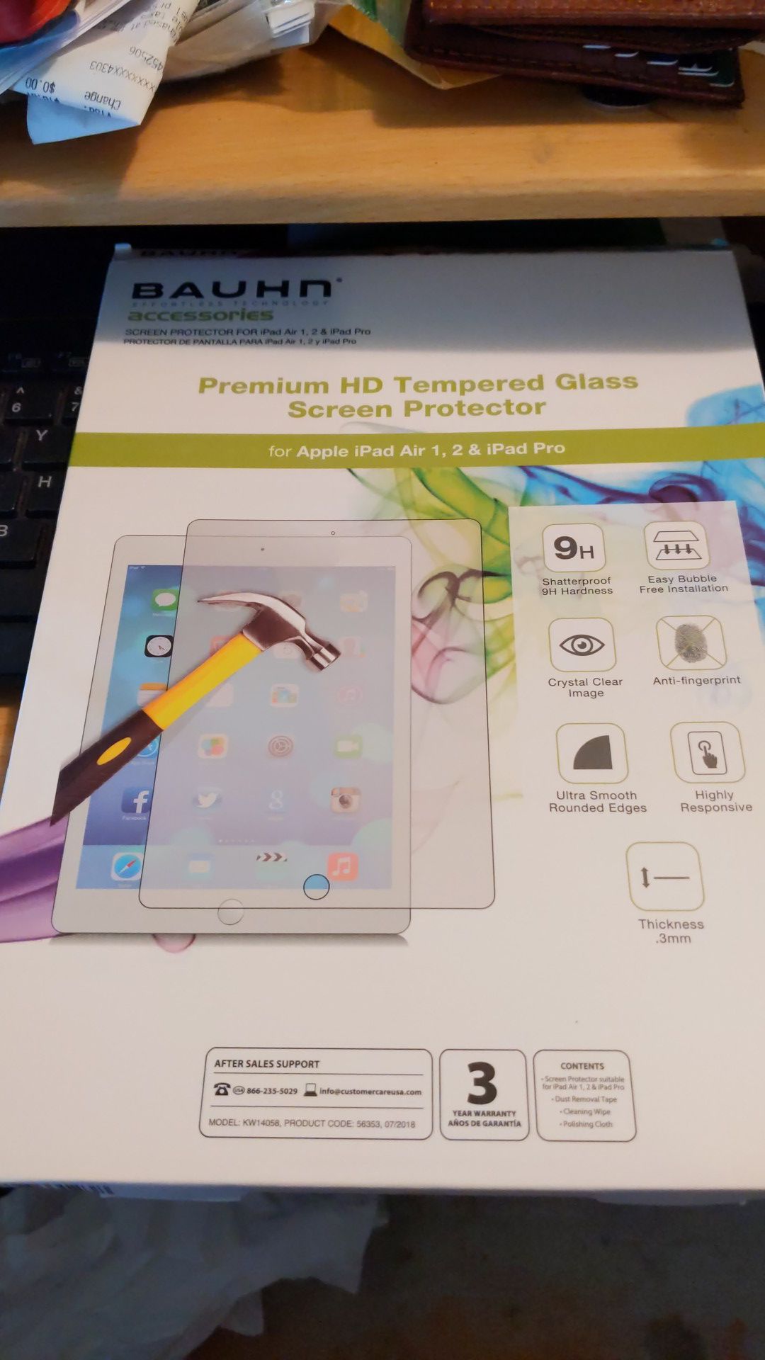 Bauhn HD Tempered glass screen protector
