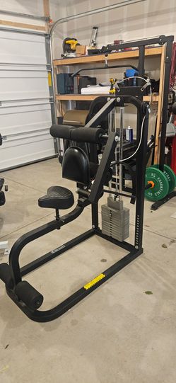 Ab crunch machine