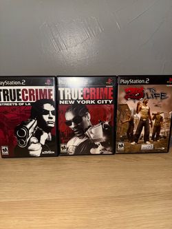 PS2 True Crime Bundle + 25 to Life (3 Games)