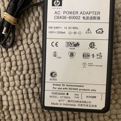 Genuine HP C6(contact info removed)2 Power Supply AC Power Adapter Yokogawa AT7002A 32V 2.2A