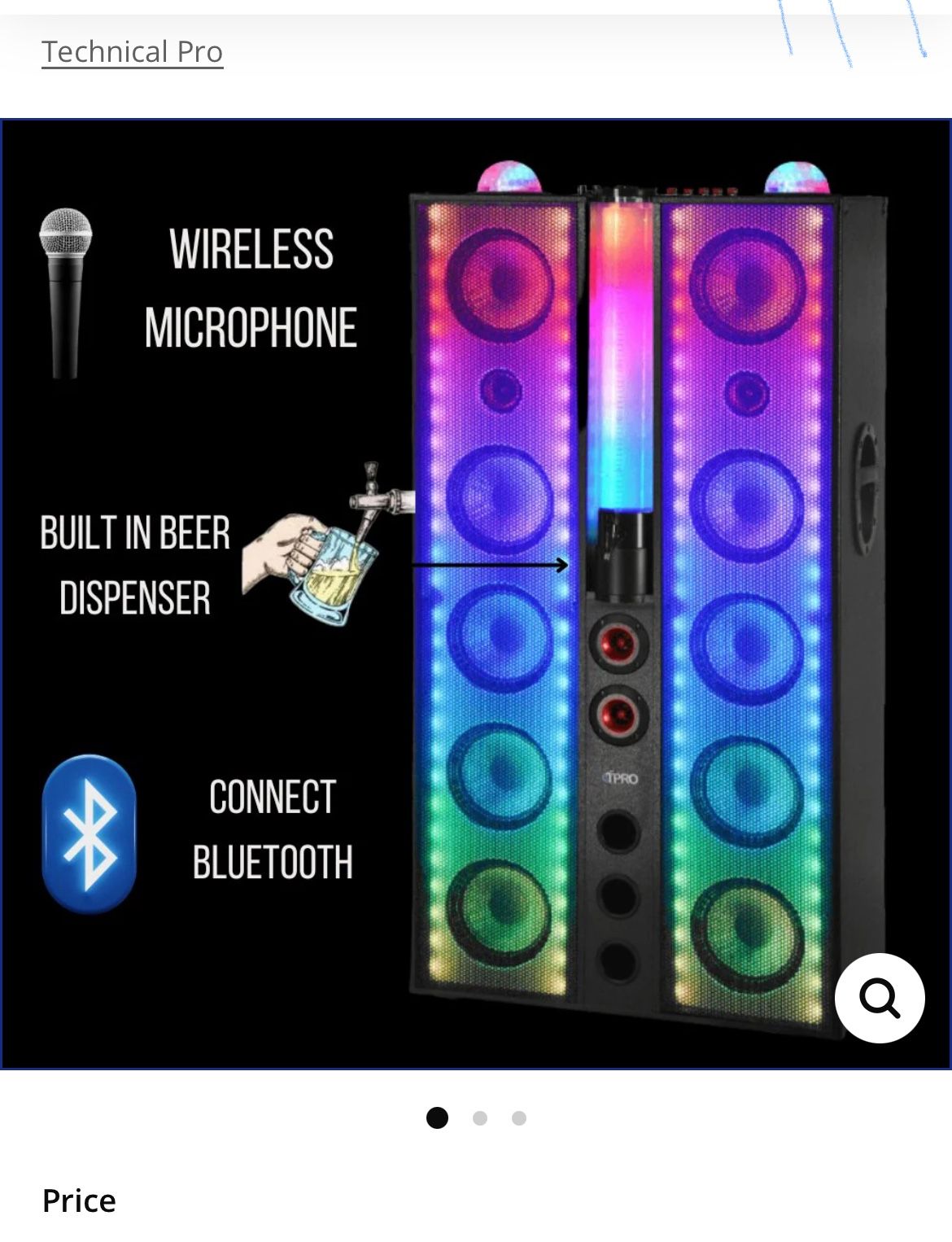 Party Led Bluetooth Speaker