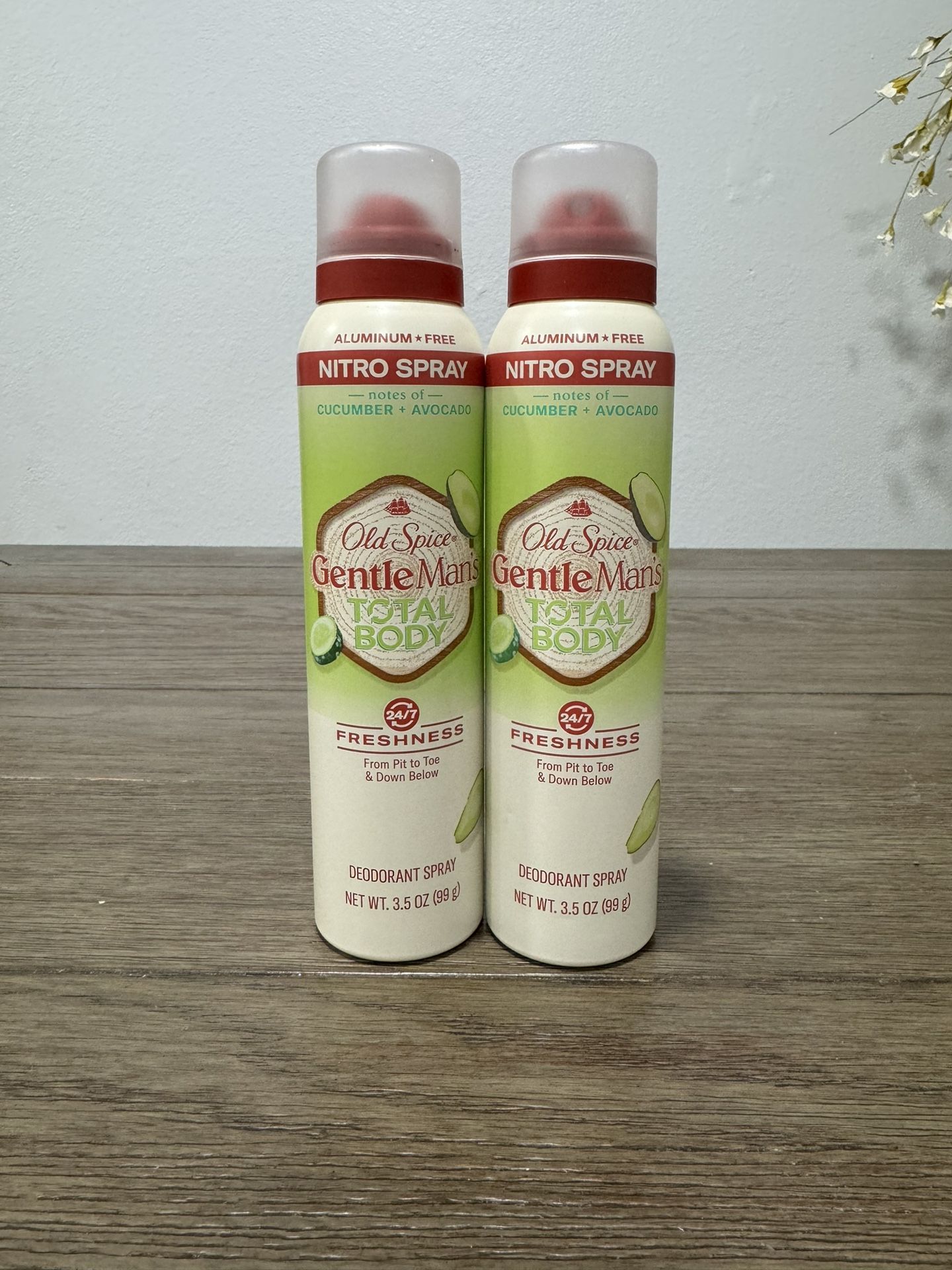 Old Spice Gentle Man’s Total Body Deodorant Spray Set $10 Or $5ea