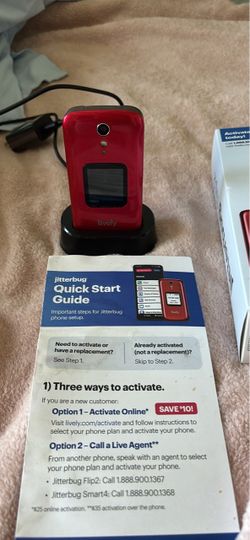 Jitterbug flip phone. Perfect for Senior or child.