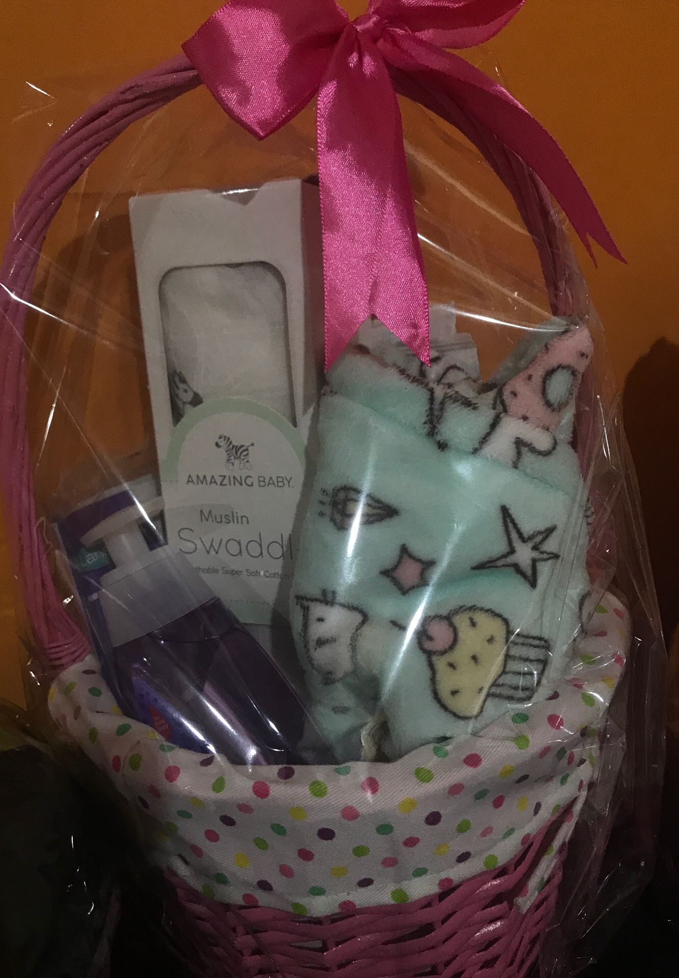 Baby gift basket