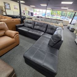 Leather Sectional
