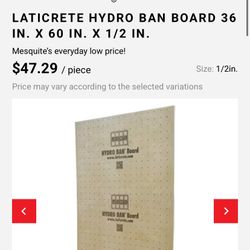 Hydro Ban Board