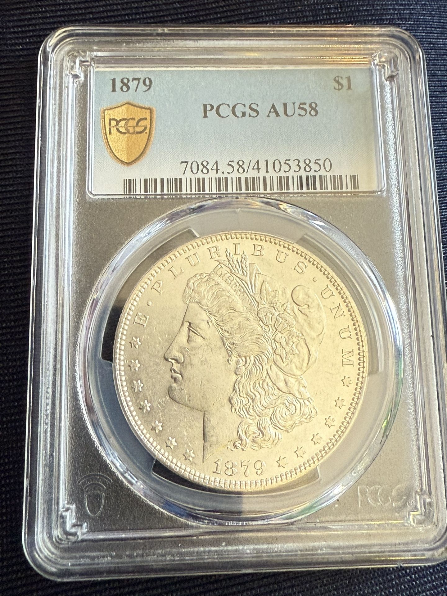 1879 PCGS AU58 Morgan Silver Dollar