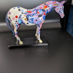 Rare Retired The Trail of Painted Ponies 2003 Mosaic Appaloosa #1466 1E 5338 Westland