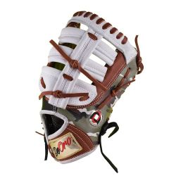 12.50″ Baseball First Base White-Green Camo Glove
