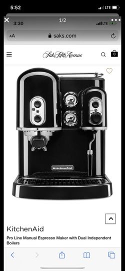 Kitchen Aid Espresso w/ Dual Boiler Nice