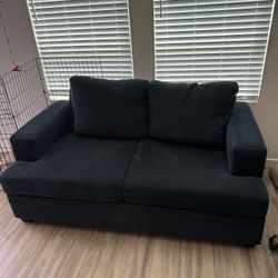 Navy Loveseat