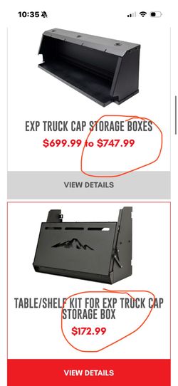 Westin exp  passenger storage box and table