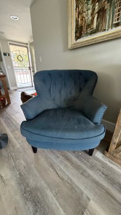 Blue Accent Chair