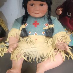 Native American Porcelain Dolls