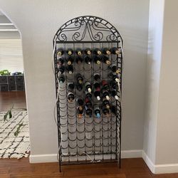 98 Bottle Iron Wine Rack