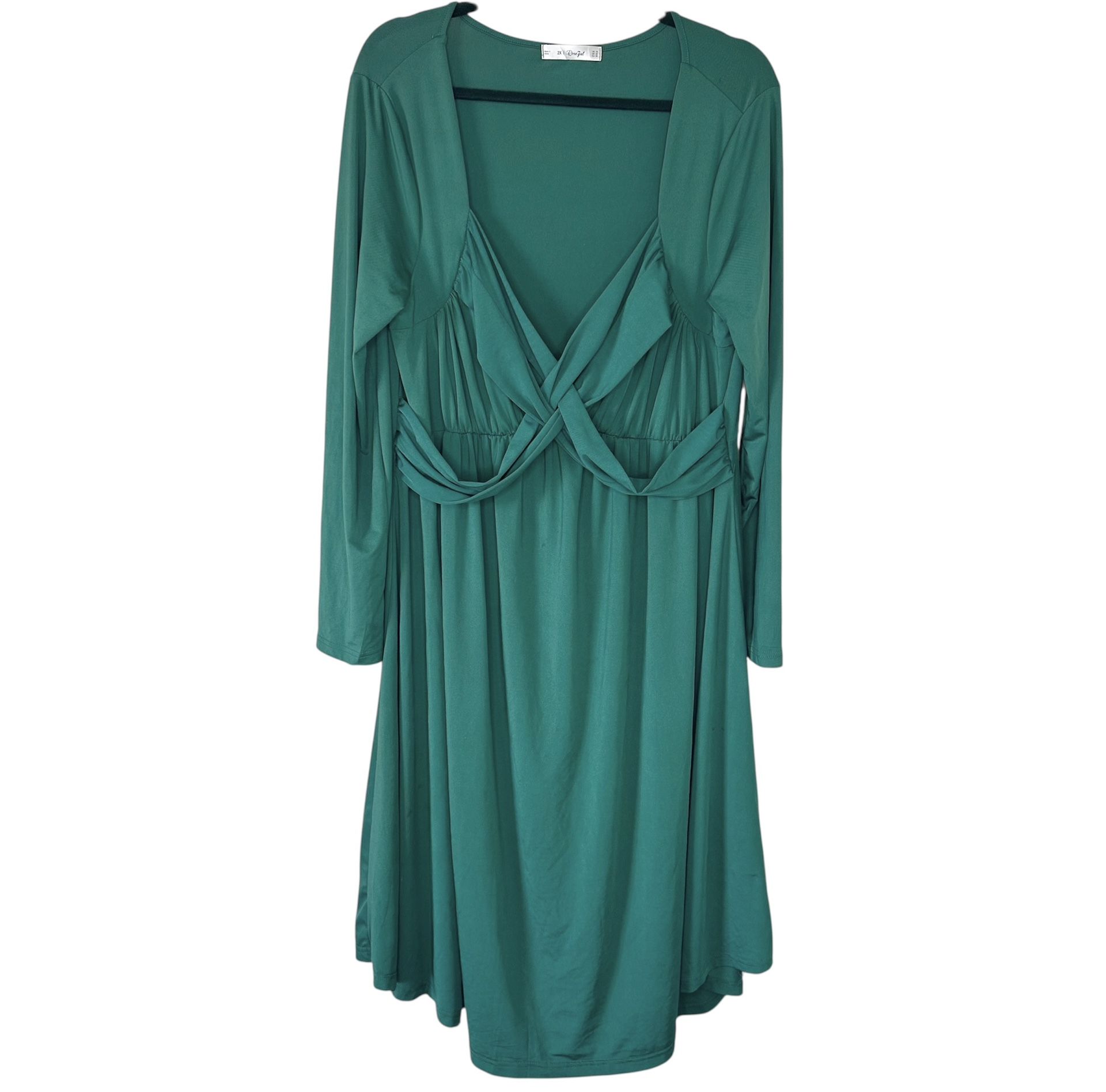 RoseGal Dress 2X Green