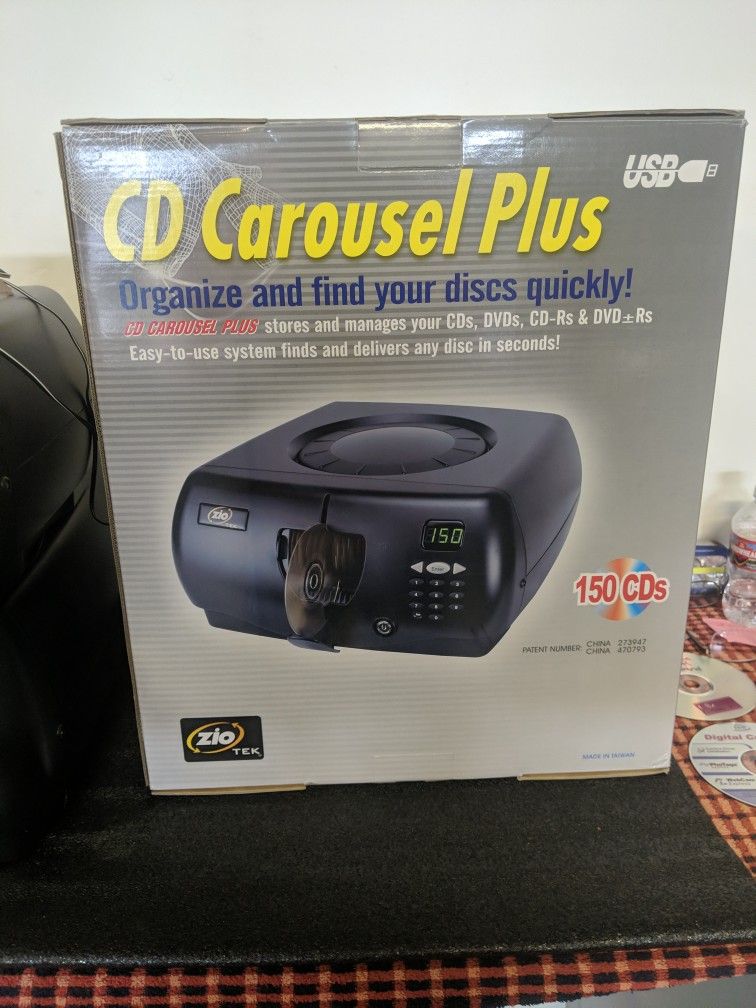 Ziotek CD Carousel Plus Manage Protect Your CDs