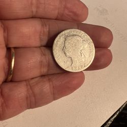 Antique Canadian Quarter 