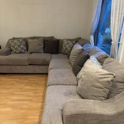 Grey Sectional Couch For Sale 