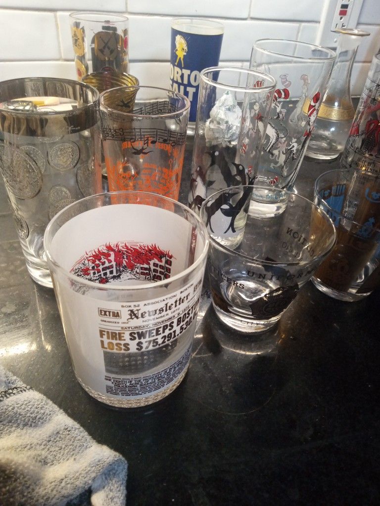 Single Mid-century Collectors glass