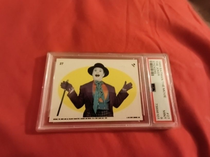 1989 Batman Card GRADED PSA The Joker