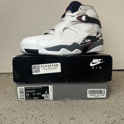 DS JORDAN 8 BURGUNDY SIZE 11W/9.5M