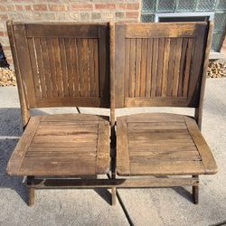 Wooden Folding Bench