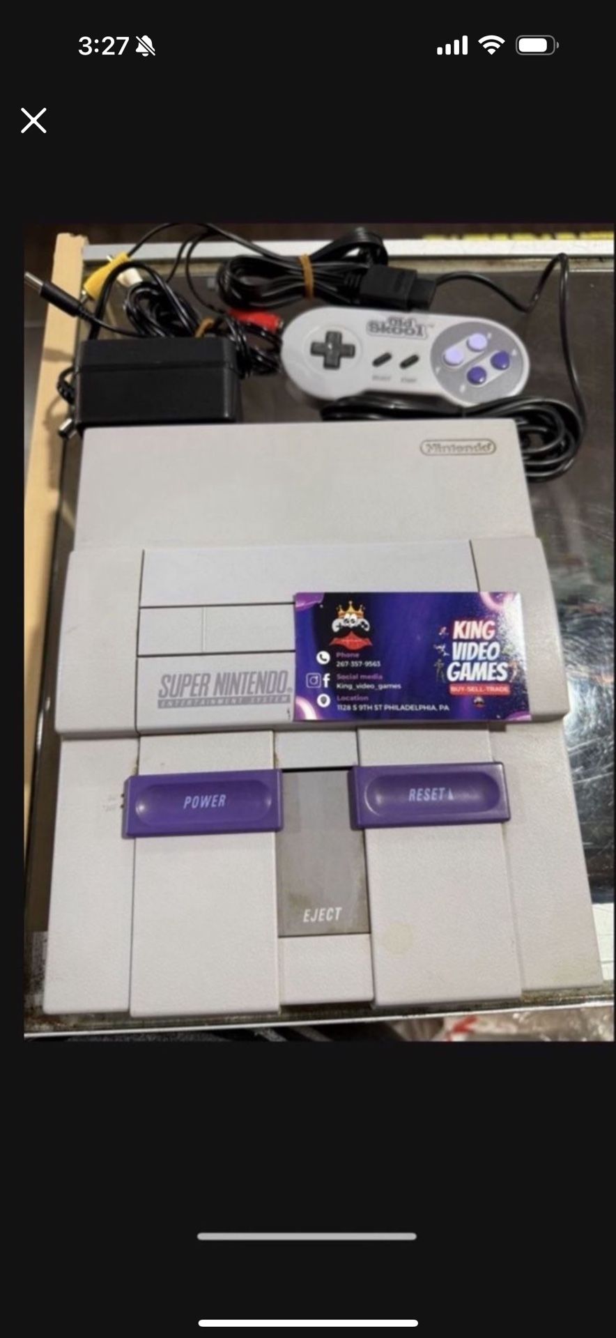 Super Nintendo used