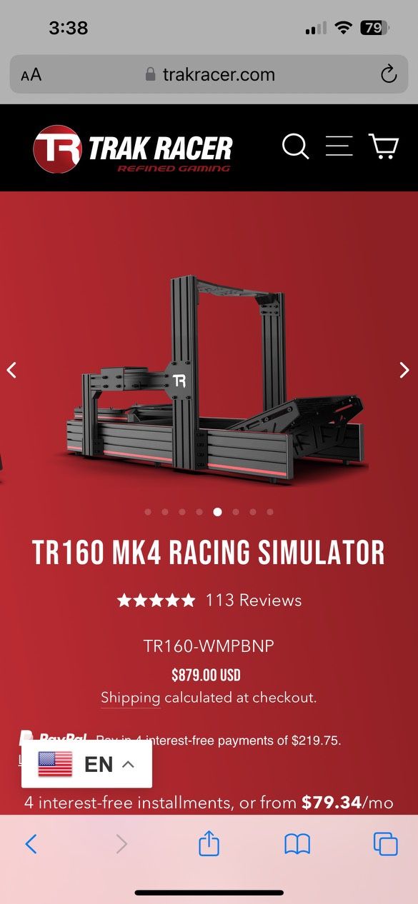 Sim Racing Rig: Trak Racer TR160 mostly assembled