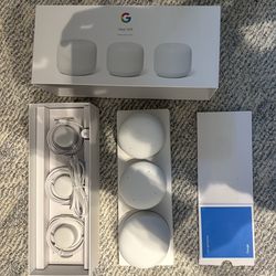 Google Nest WiFi Router and 2 Points