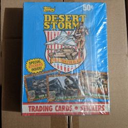 Topps Desert Storm Trading Cards Stockers