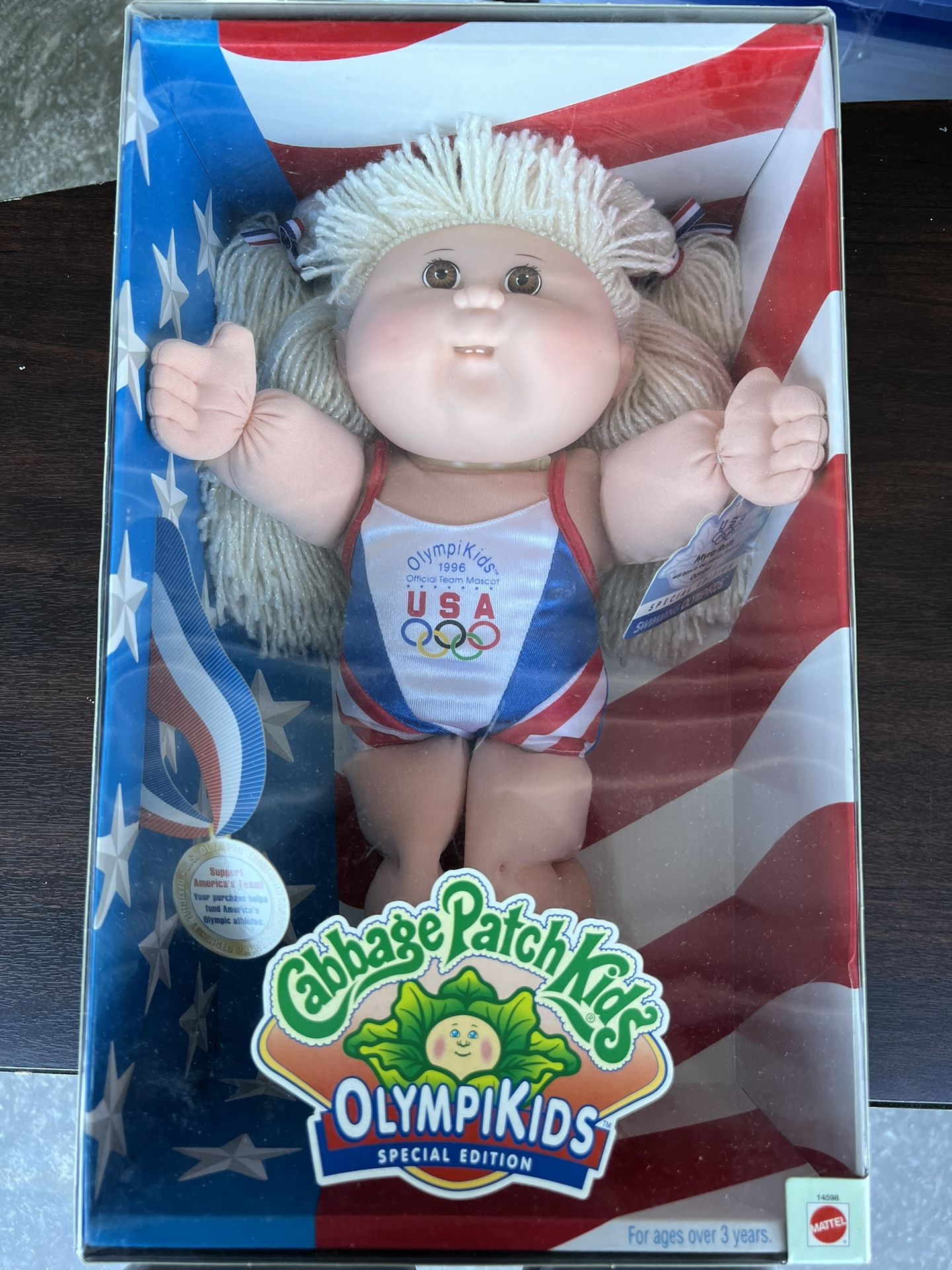 1996 Cabbage Patch Olympikids Doll Myra Ruth
