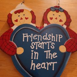 Raggedy Ann & Andy Plaque 