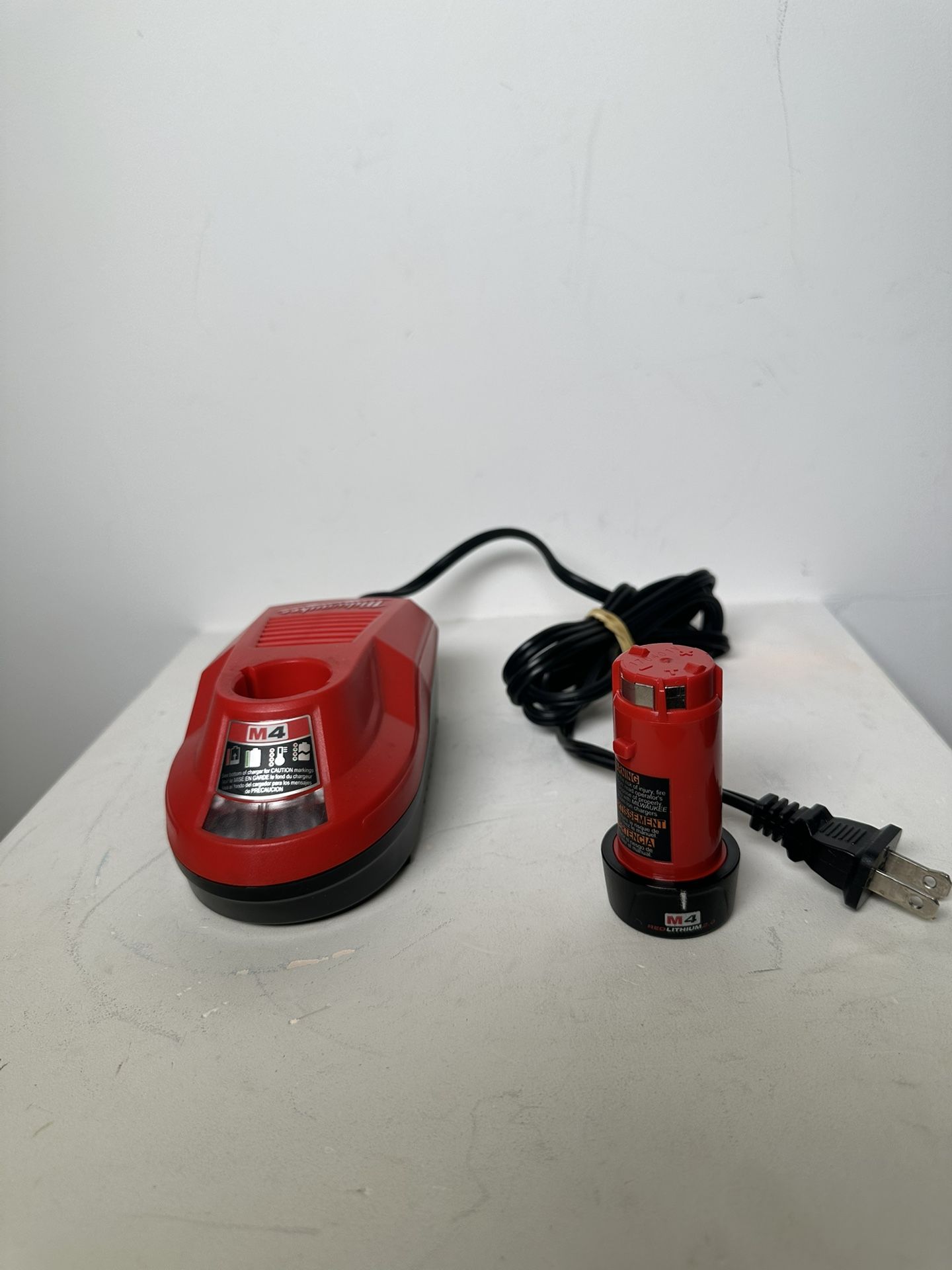 Milwaukee M4 Battery And Charger