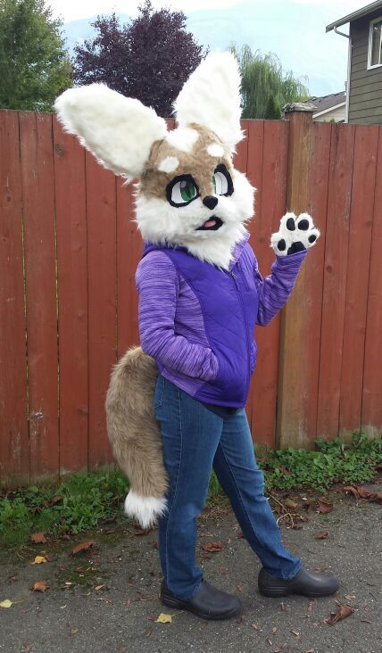 Rabbit fox fursuit partial/costume/cosplay. READ DESCRIPTION