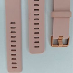 Fitbit Versa 2 Smartwatch Accessory Band in Petal/Copper Rose