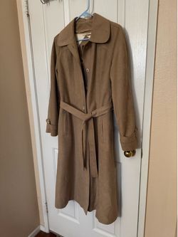 Vintage Suede Trench Coat - Foxland by Lanson