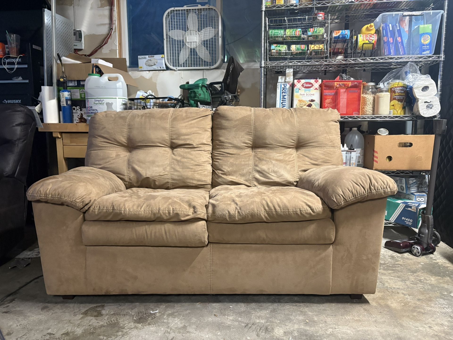 Brown couch