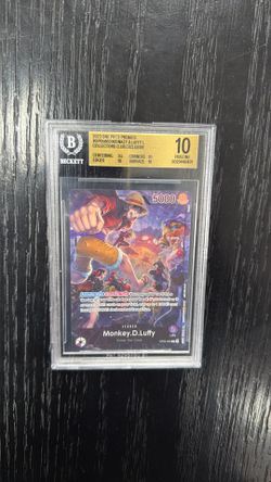 Monkey D Luffy PSA Collectors Club One Piece BGS 10