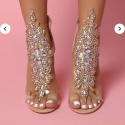 Rhinestone Fantasy Heels 