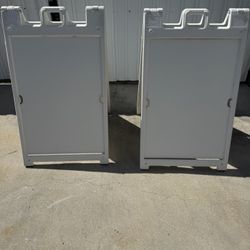 2- A Frame Signs . 2 Sided Quick Change 36x24