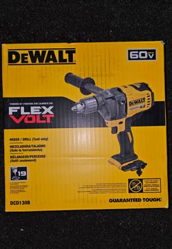 DEWALT
FLEXVOLT 60V MAX Cordless Brushless 1/2 in. Concrete Mud Mixer / Drill with E Clutch (Tool Only)