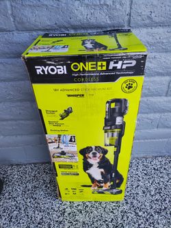 stick vacuum Ryobi 18v battery and charger imcluded